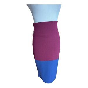 NWT Womens Lularoe Color Block Cassie Pencil Skirt - Sz XS